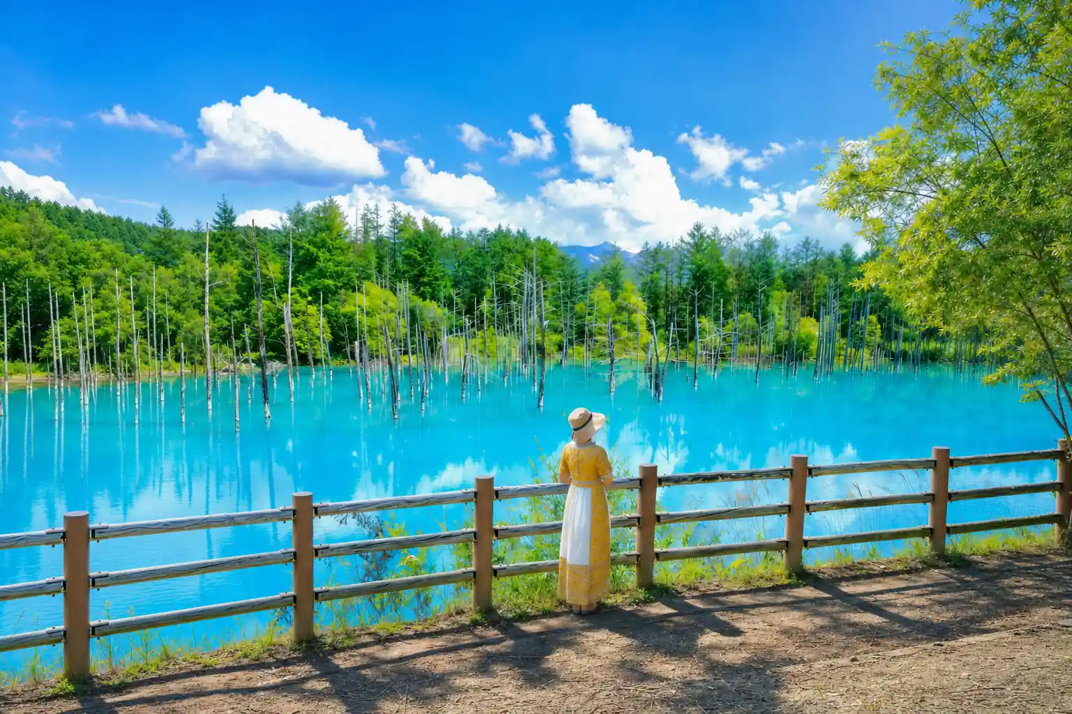 Furano Flower&Biei Blue Pond From Sapporo